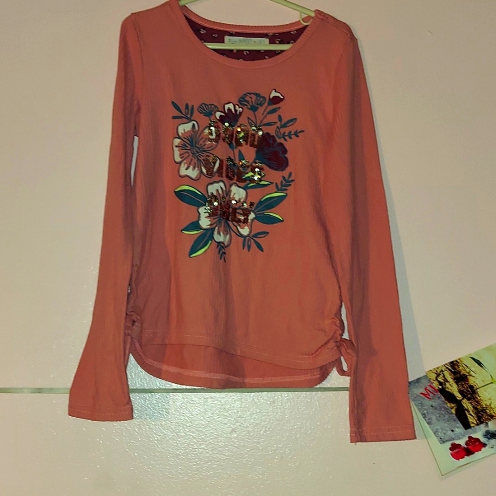 SUNSET SKY GIRLS PINK TOP/ kids bundle